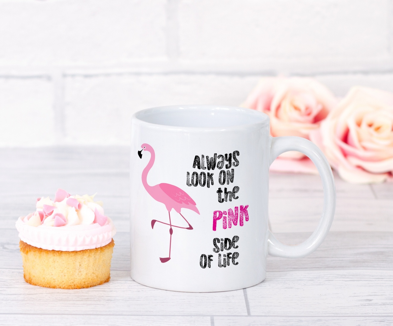 Tasse mit Flamingo-Print
