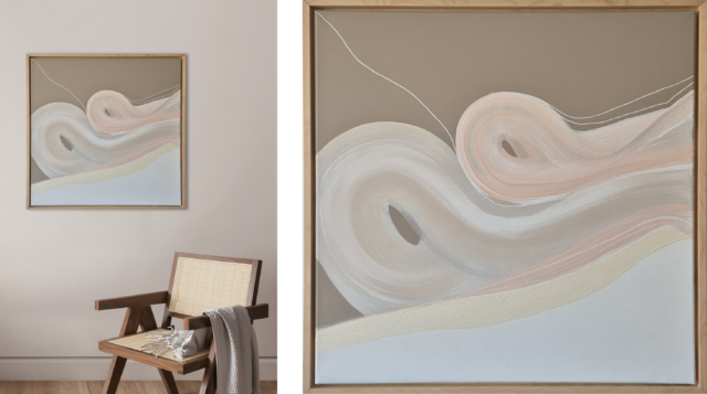Calm_flow_of_things_abstrakt_leinwand_bild_zirbe