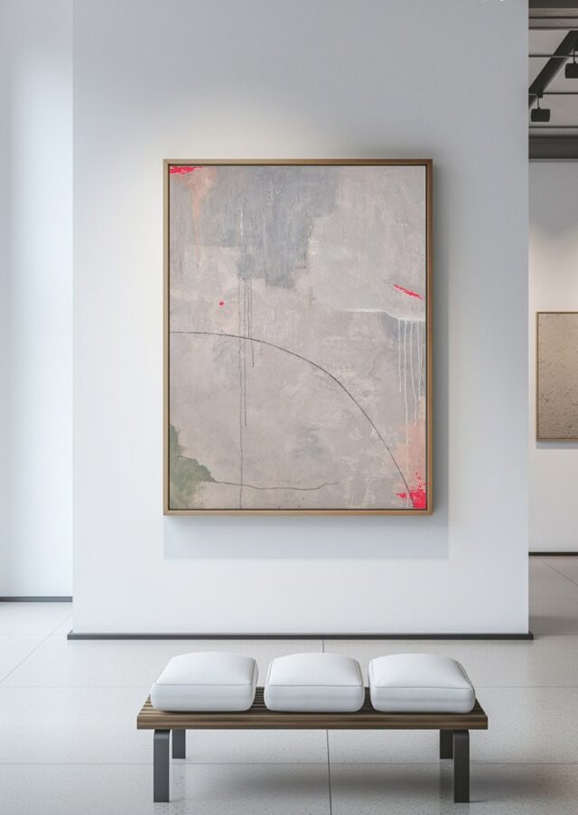 Take_a_bow_leinwand_bild_abstrakt_struktur_neon_80_100